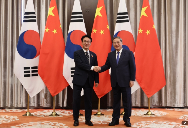 김민석 국무총리, 한중 총리회담 